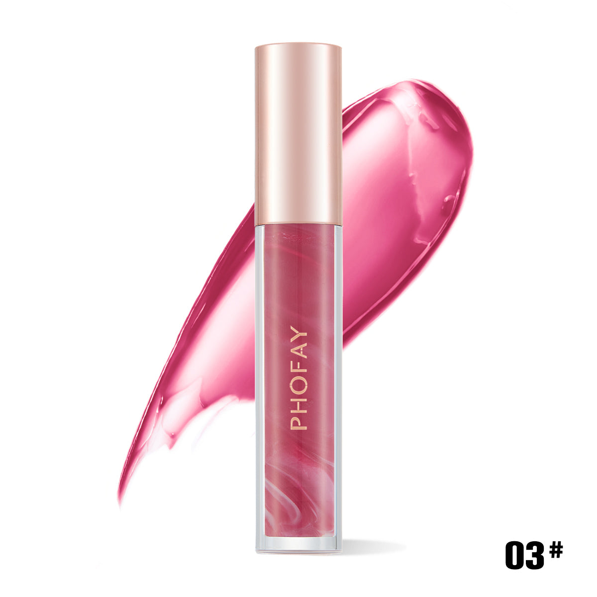 PHOFAY - Rose Blooming Hydrating Lip Gloss