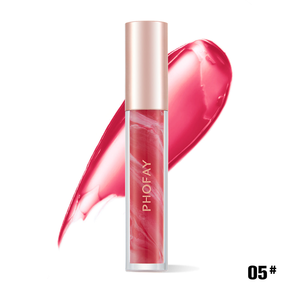 PHOFAY - Rose Blooming Hydrating Lip Gloss