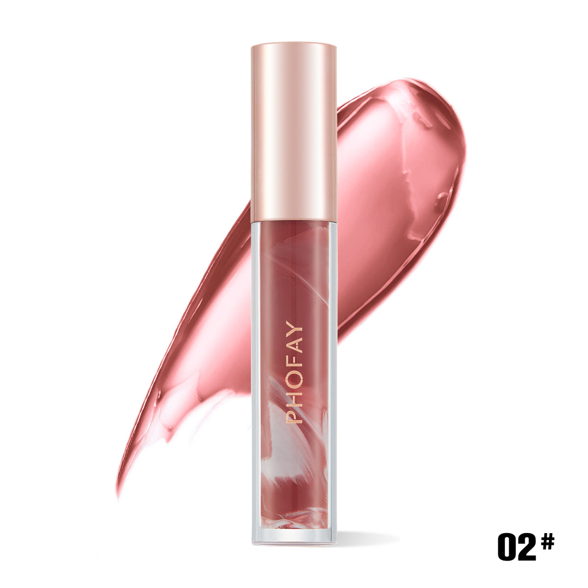 PHOFAY - Rose Blooming Hydrating Lip Gloss