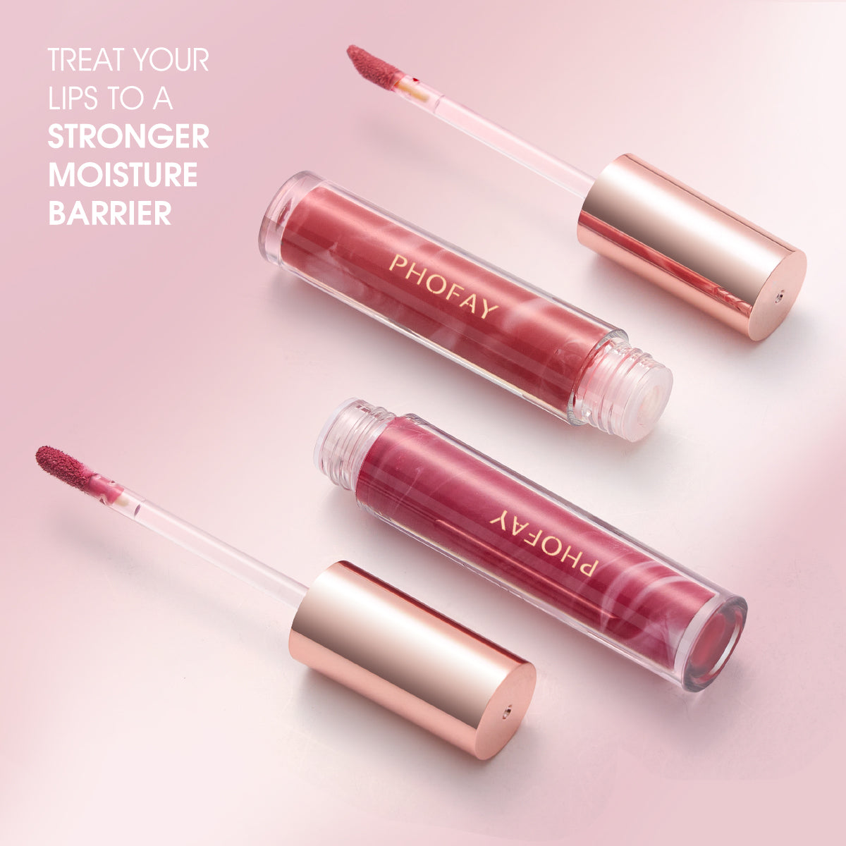 PHOFAY - Rose Blooming Hydrating Lip Gloss