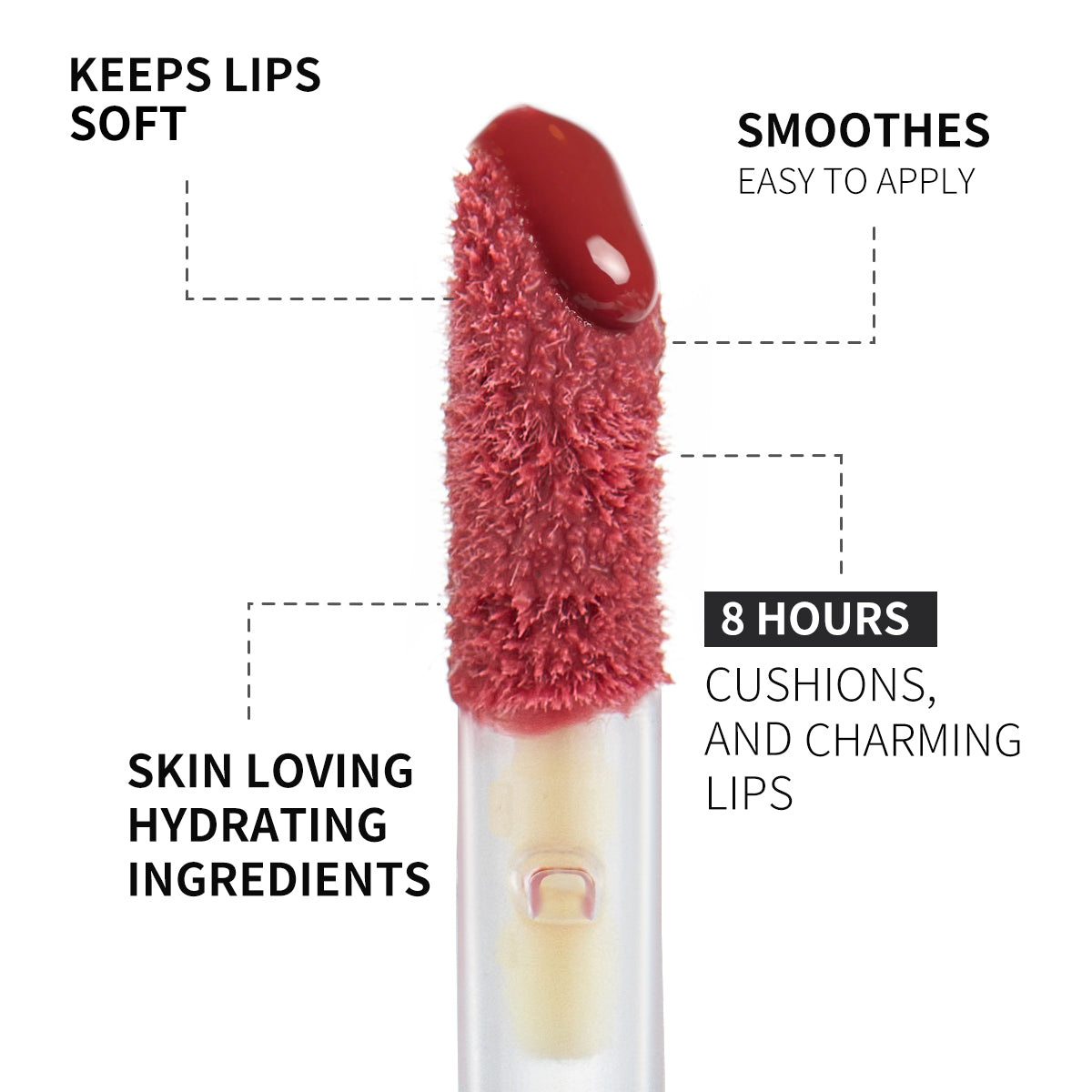 PHOFAY - Rose Blooming Hydrating Lip Gloss
