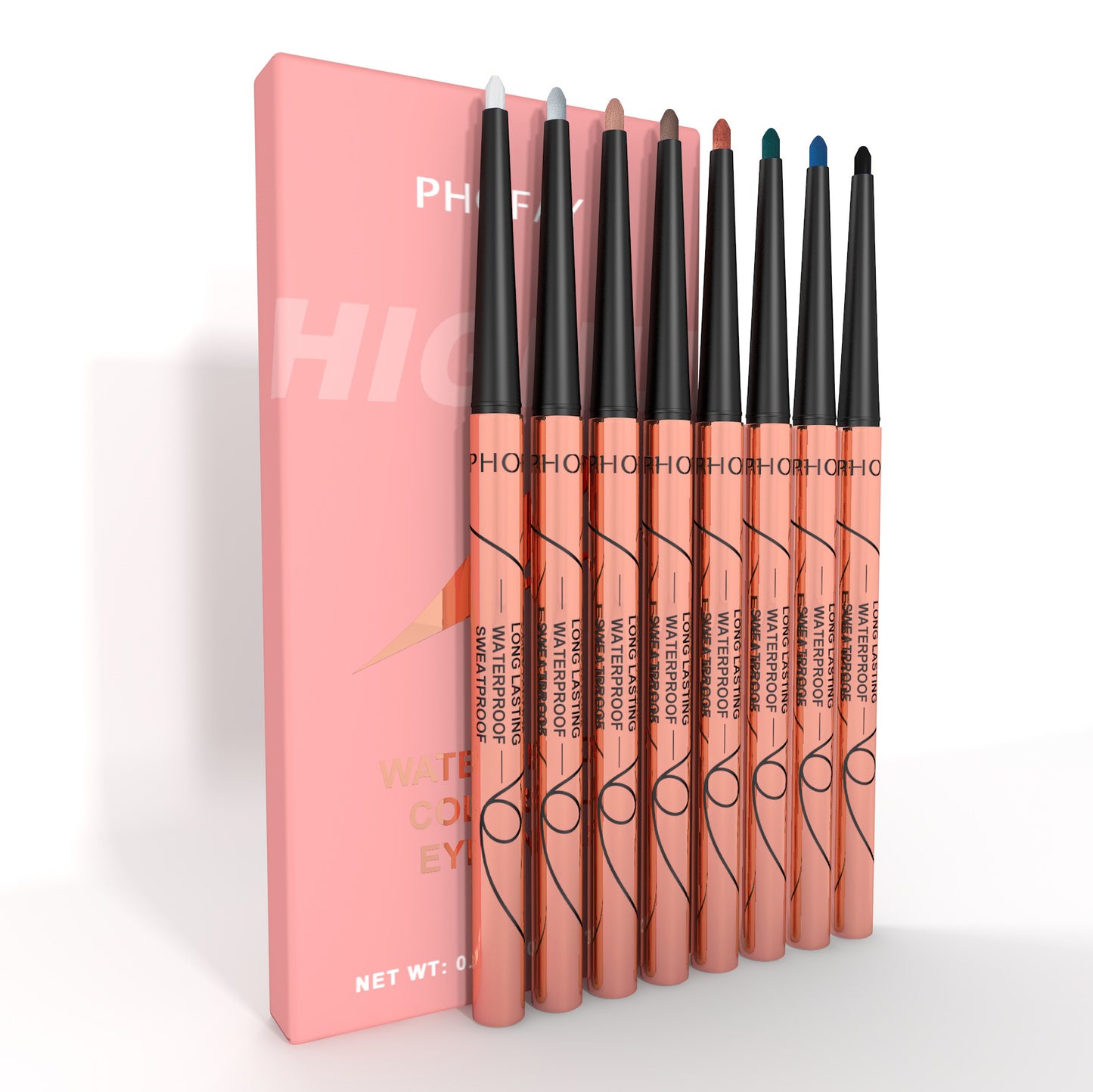 PHOFAY - Waterproof Colorful Eyeliner Set