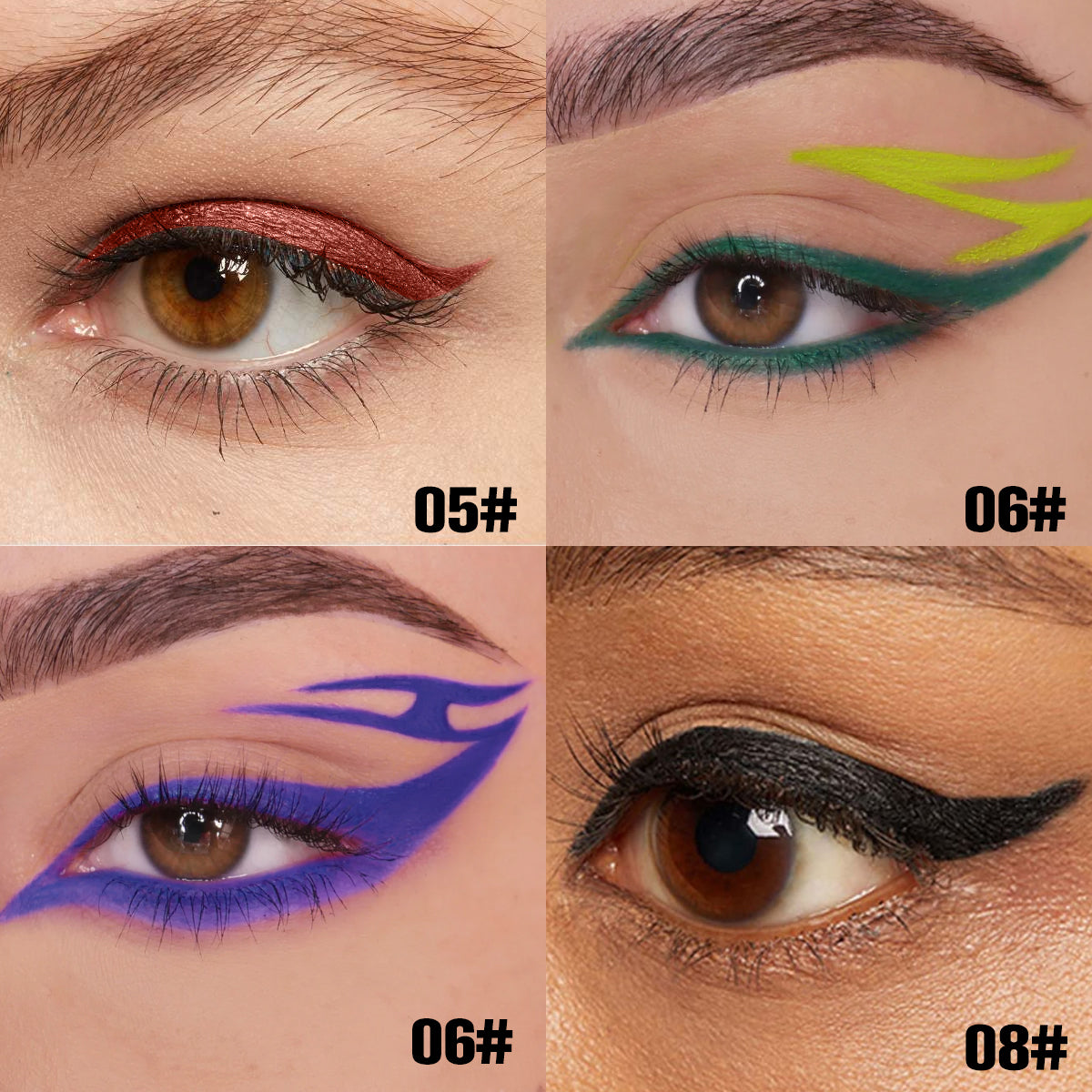 PHOFAY - Waterproof Colorful Eyeliner Set