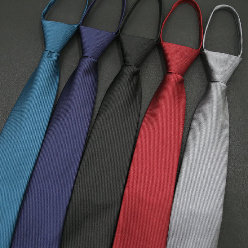 Men's Formal Business Zipper Tie