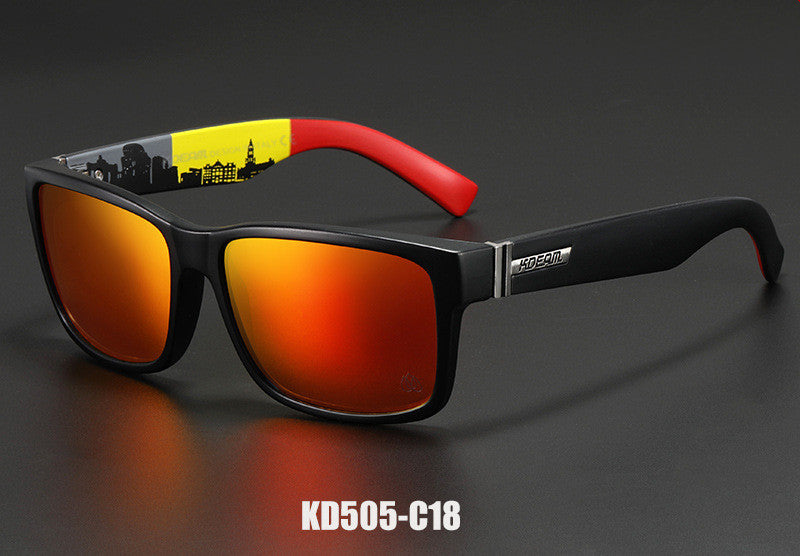 Men's Colorful Real Film Sunglasses