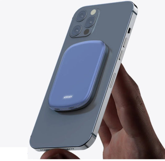 Chargomate Magnetic Portable Wireless Charger & Power Bank For Appl/Android