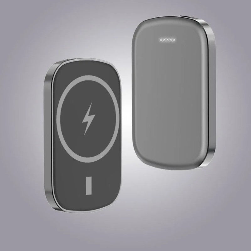 Chargomate Magnetic Portable Wireless Charger & Power Bank For Appl/Android