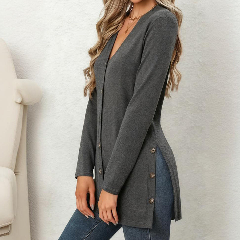 Women's Side Slit Cardigan