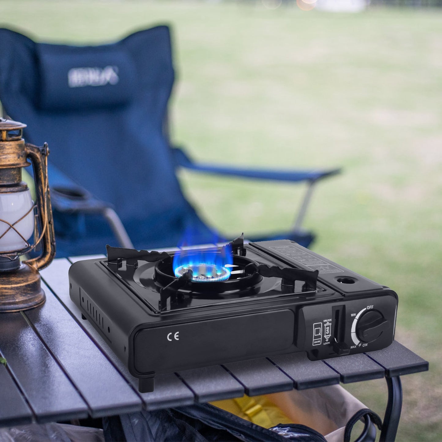 1Pc 3300W Portable Camping Stove