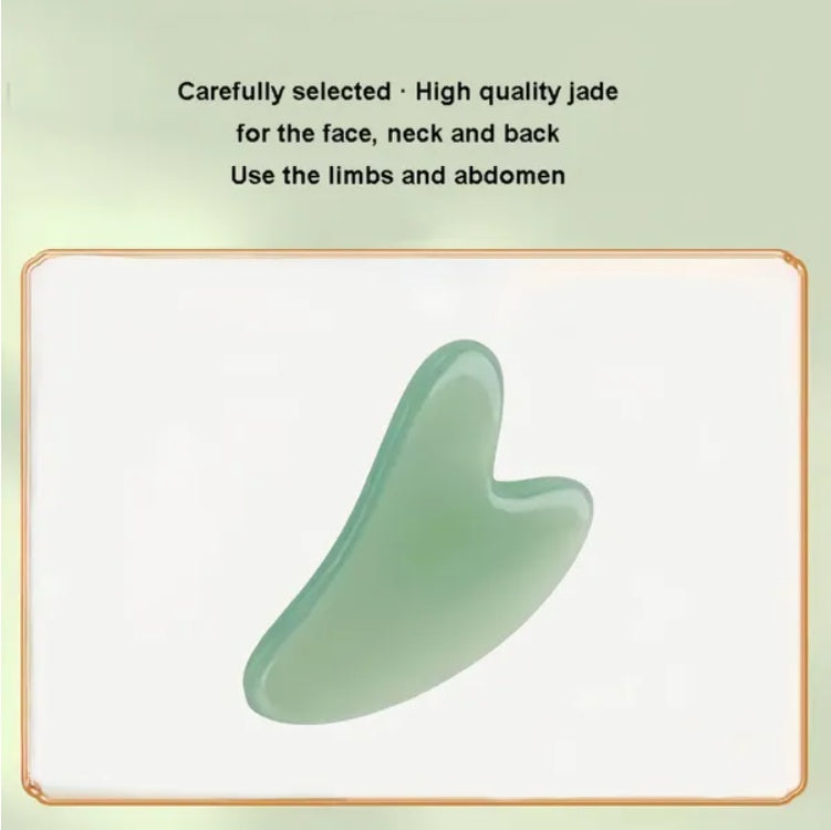 Gua Sha - Board 2-PCS Massage Stone For Facial
