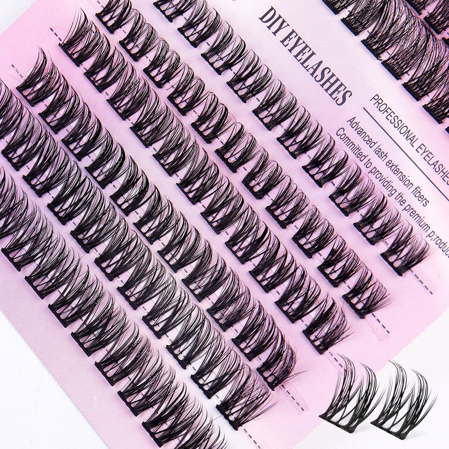 12 Rows Of 150 Segmented Lashes