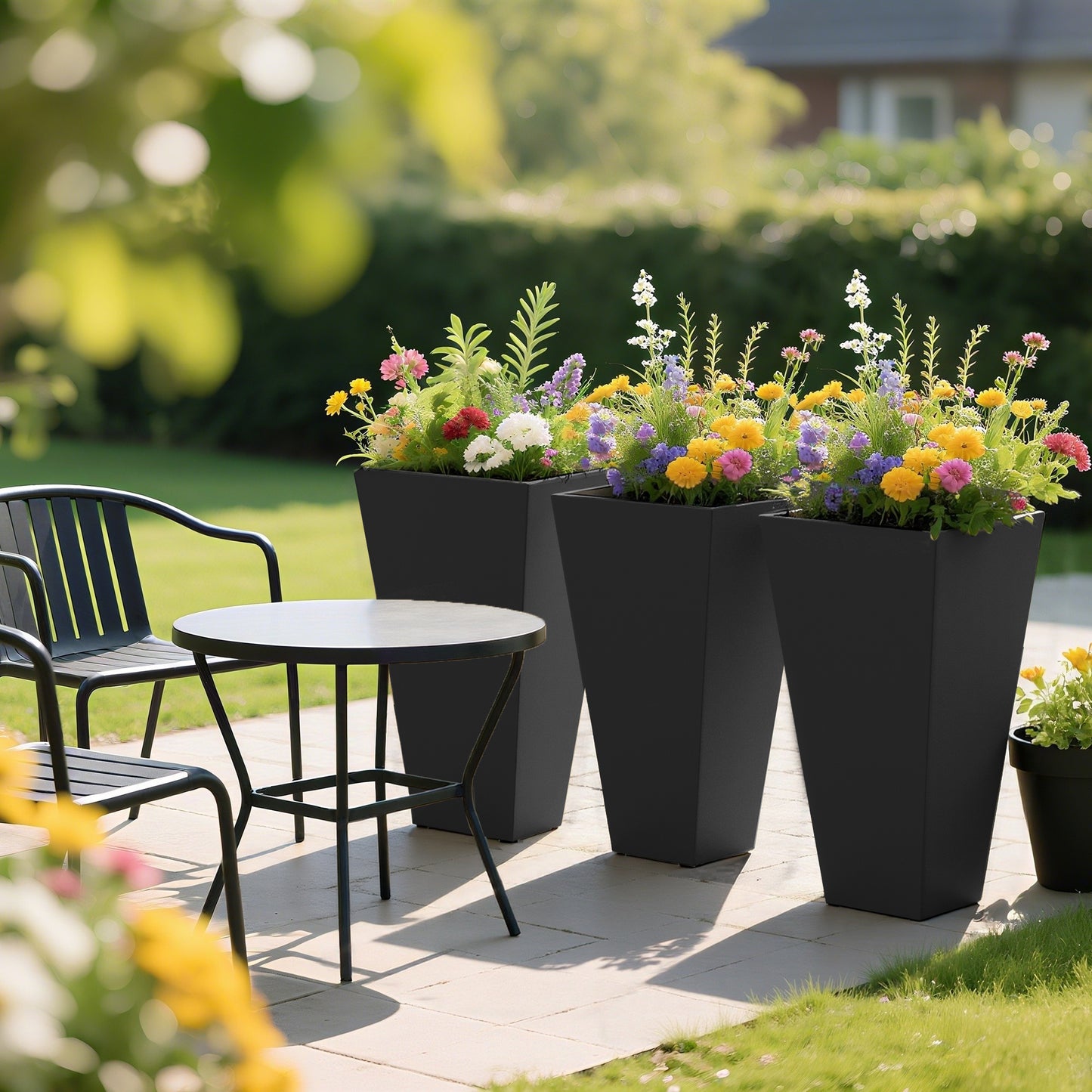 Tall Planters for Outdoors