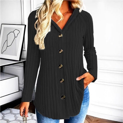 Women's Fashionable Buttoned Waist Top