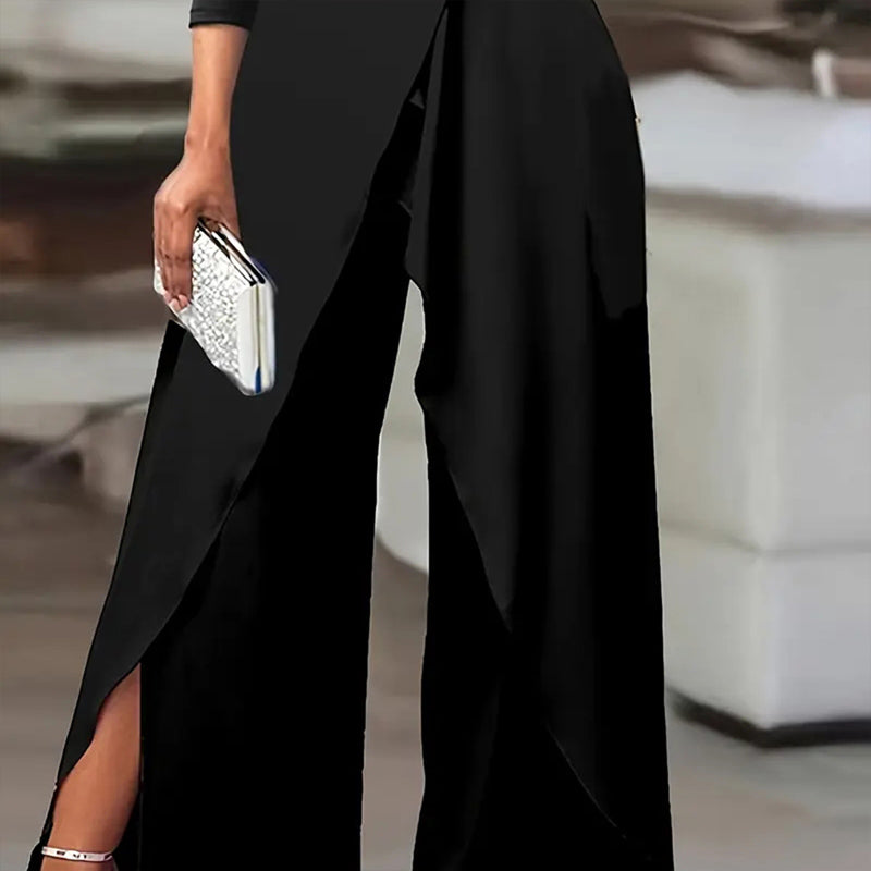 Women's Elegant One-Shoulder Jumpsuit