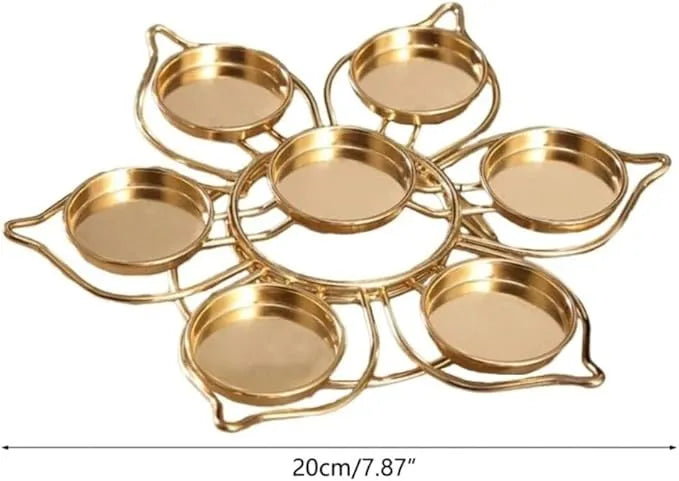 Lotus Shape Flower Candle Light Holder