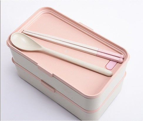 Eco-Friendly Bamboo 3-Layer Bento Box