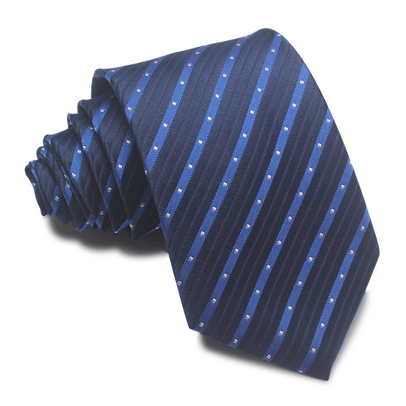 Men's Polyester Jacquard Striped Tie
