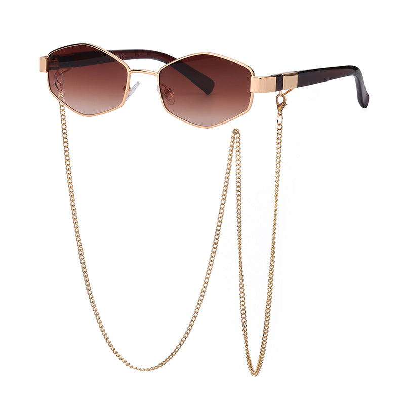 Women's Chain Style Sunglasses