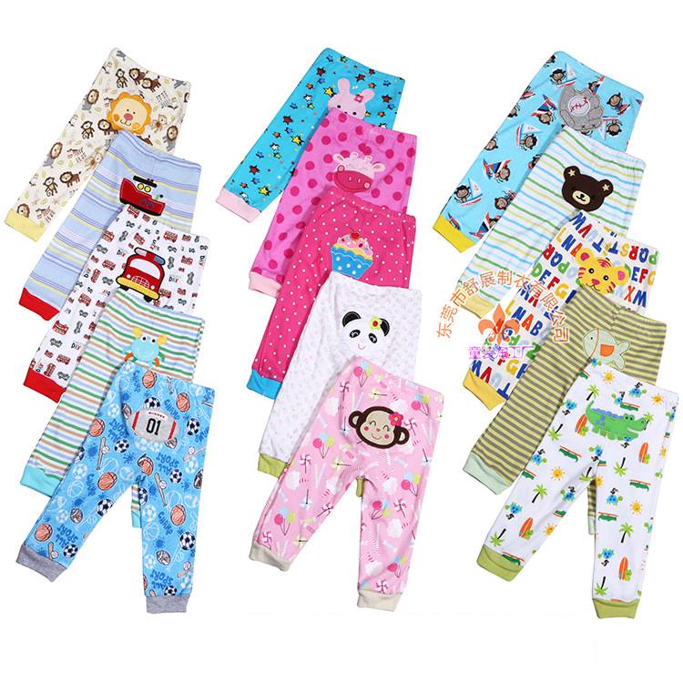 Cartoon Print Children's Leggings/5 pieces