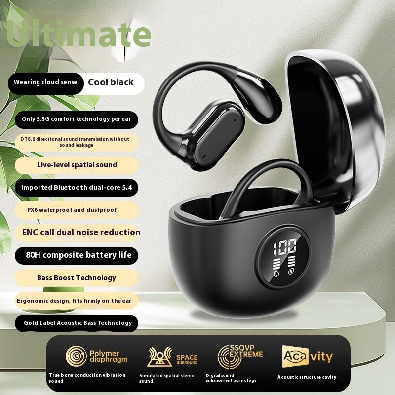Ear Hook Bone Conduction Wireless Bluetooth Headset