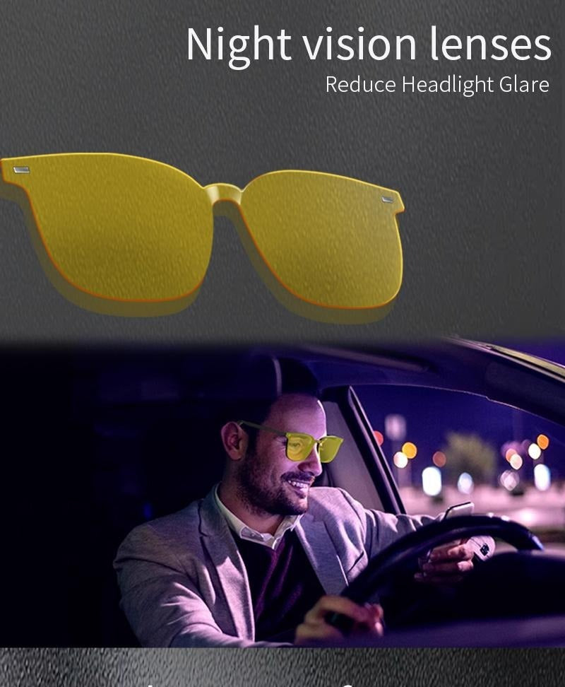 Smart AI Bluetooth Glasses With Magnetic Interchangeable Lenses