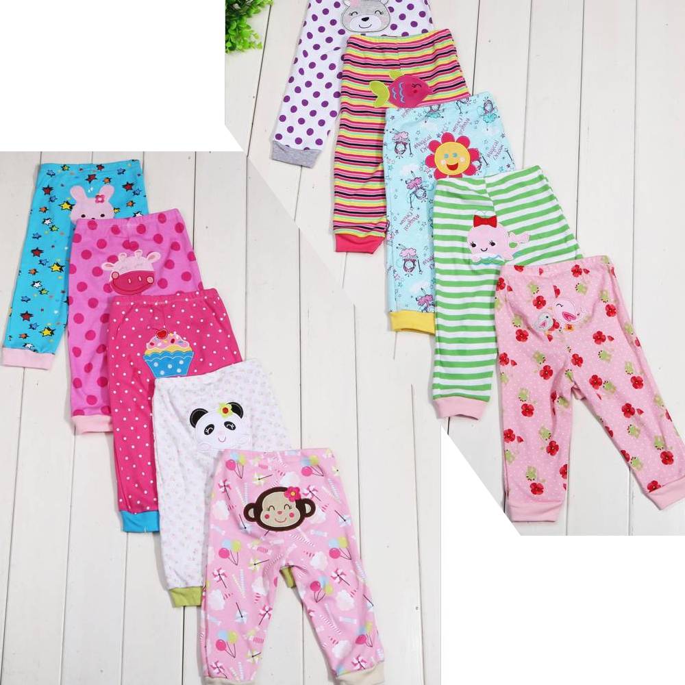 Cartoon Print Children's Leggings/5 pieces