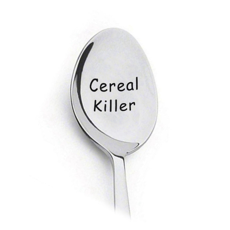 Stainless Spoon's With Lettering