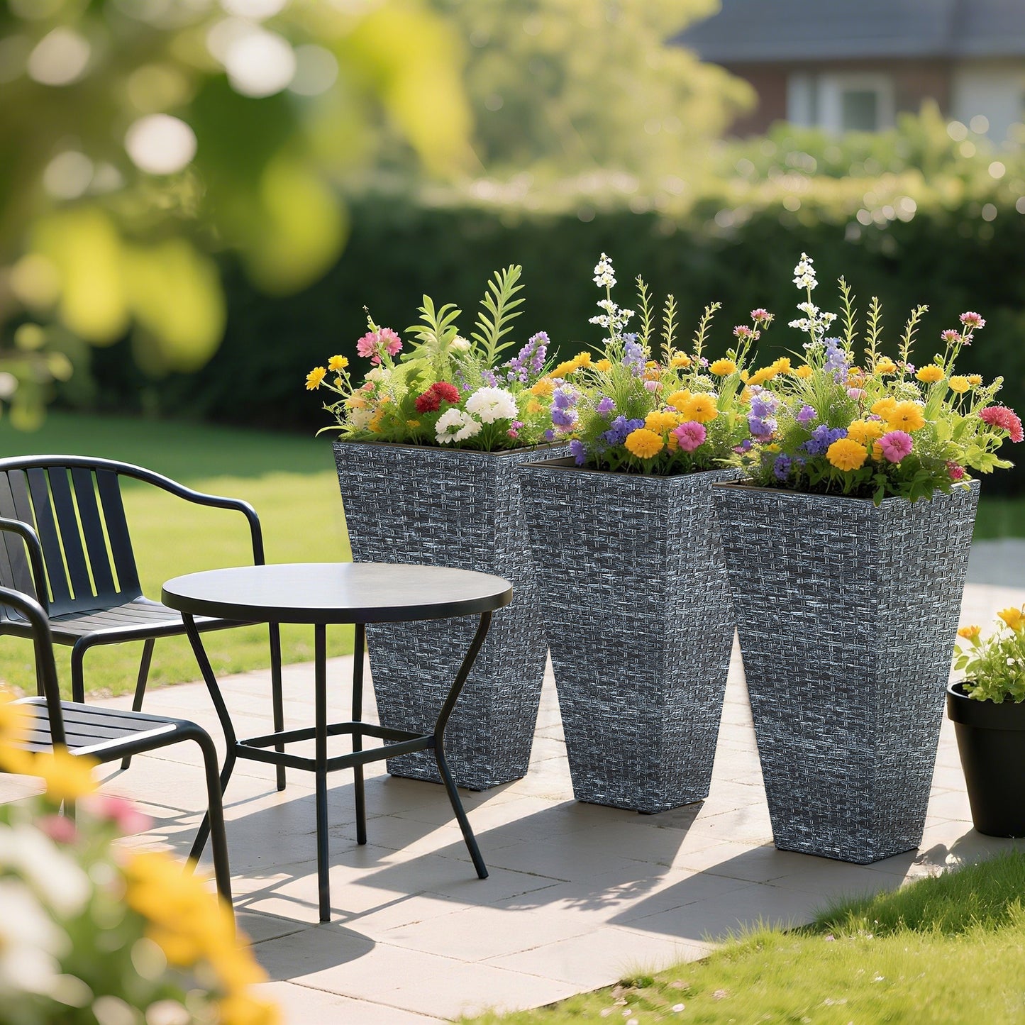 Tall Planters for Outdoor
