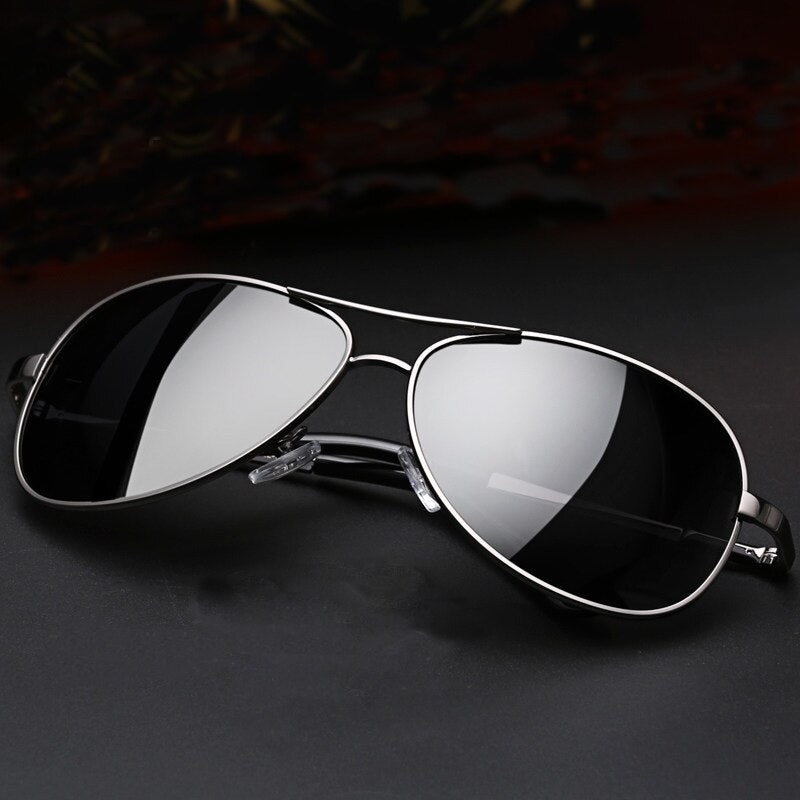 Men's Fashionable Large Frame Metal Glasses