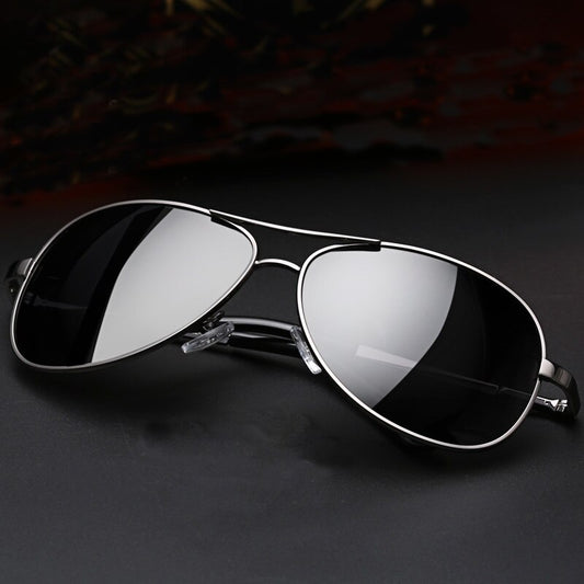 Men's Fashionable Large Frame Metal Glasses