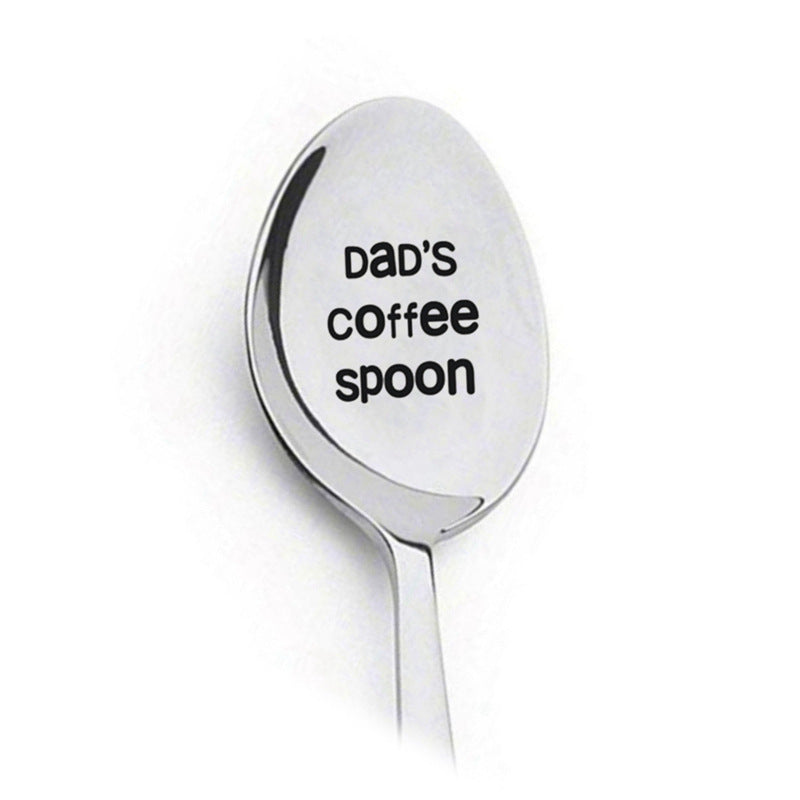 Stainless Spoon's With Lettering
