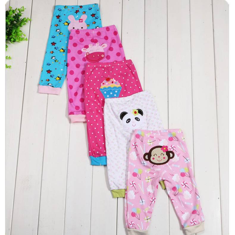 Cartoon Print Children's Leggings/5 pieces