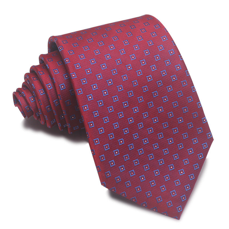 Men's Polyester Jacquard Striped Tie