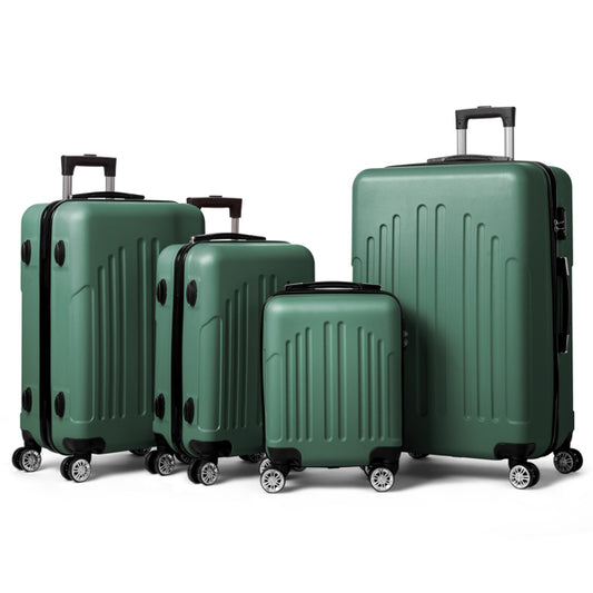 4pc Vertical Stripe Luggage