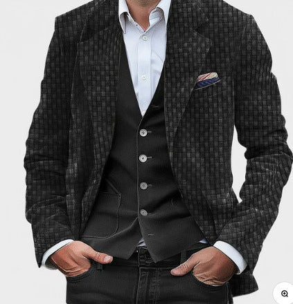 Men's Plus Size Suit Coat