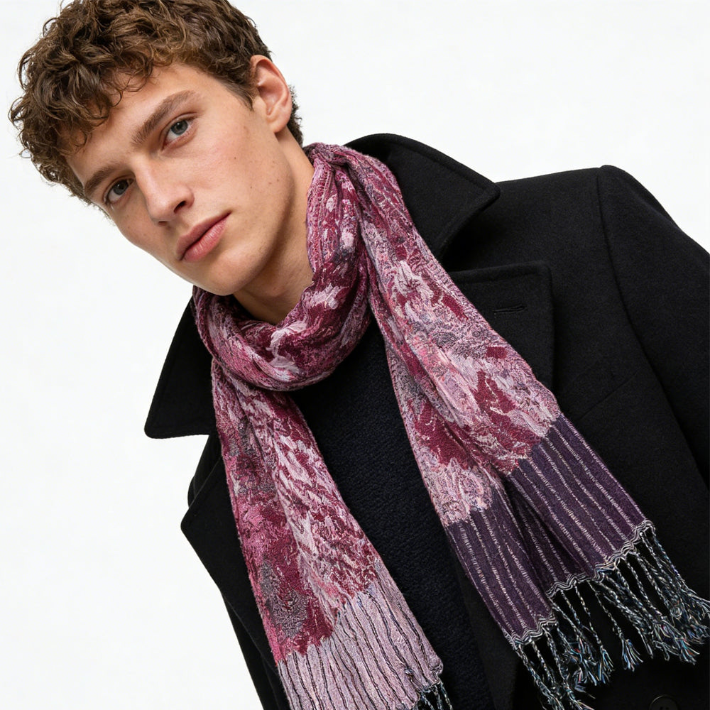 Glamorous Dinner Accessory Rich Jacquard Scarf