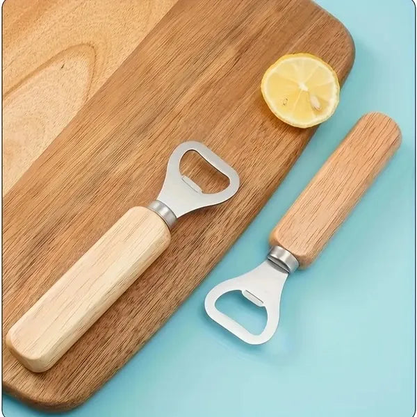 Stainless Steel Wooden Handle Corkscrew