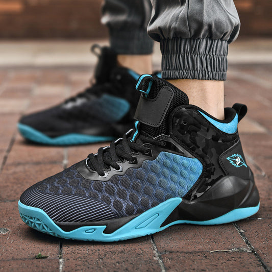 Men's Mid-Top Gradient Mesh Breathable Shoes