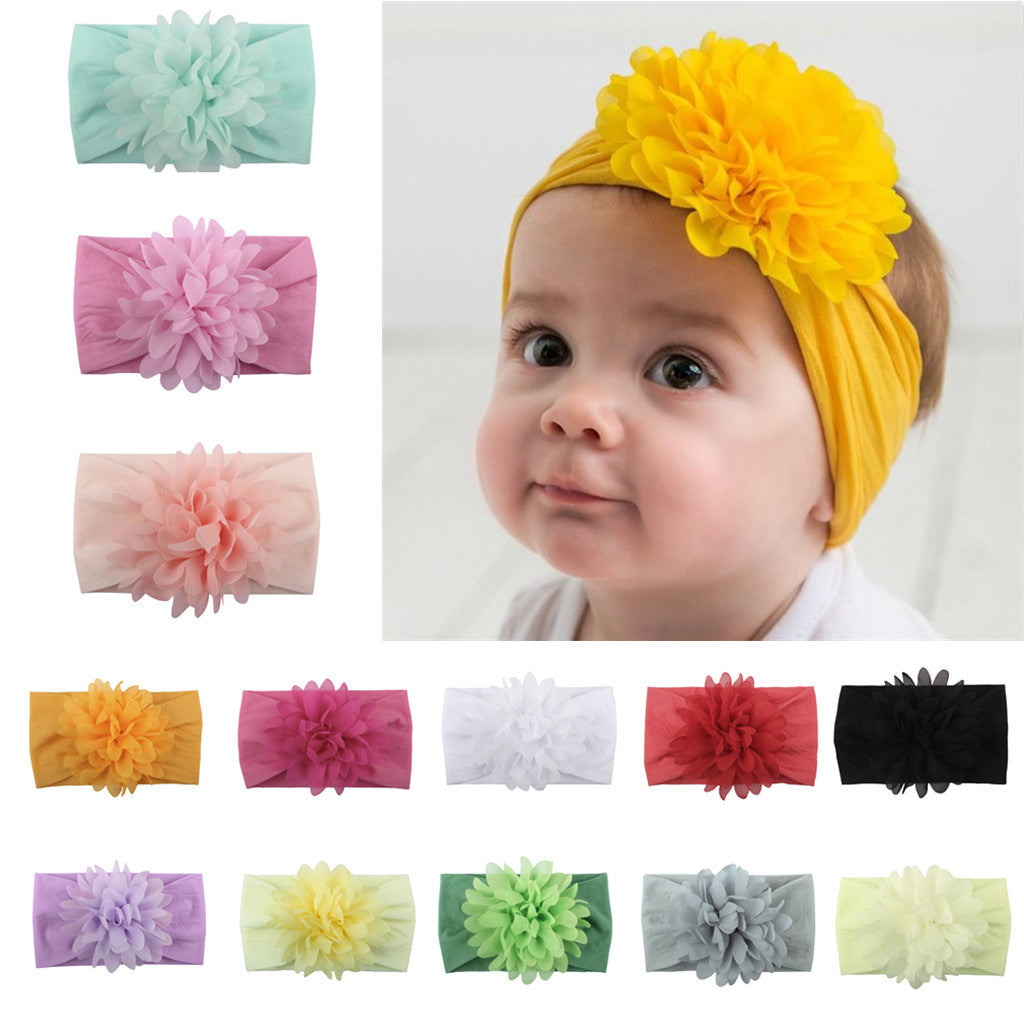 Baby Creative Chiffon Flower Headband