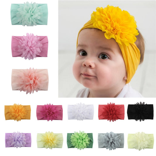Baby Creative Chiffon Flower Headband