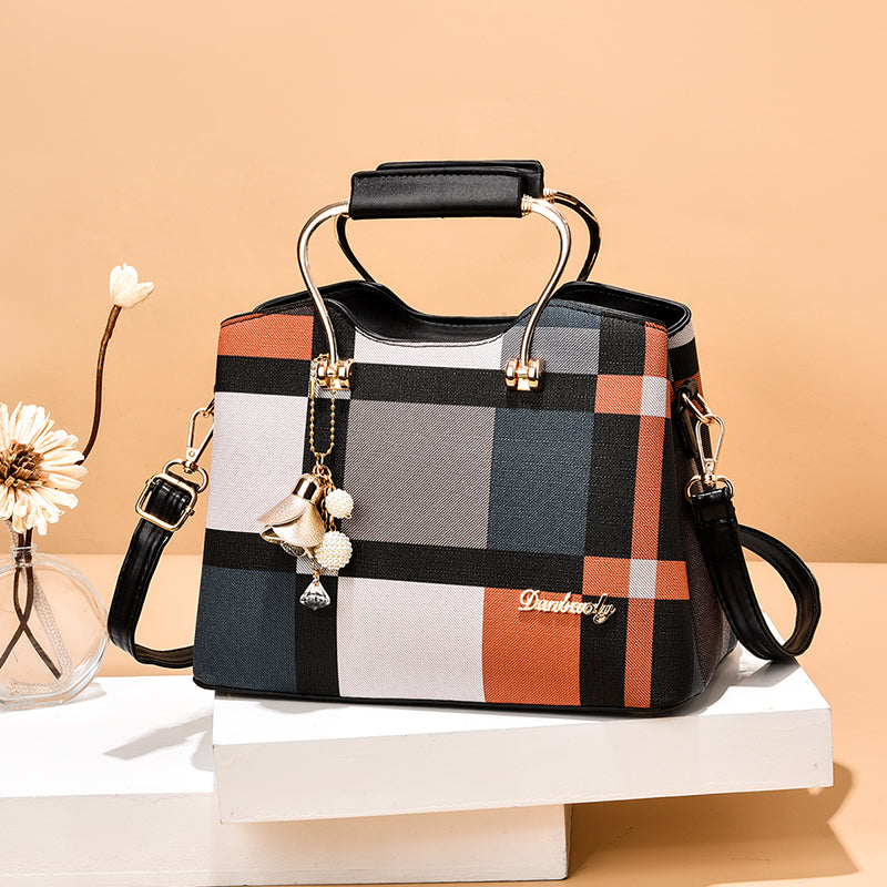 Women's Design Checkered Bag