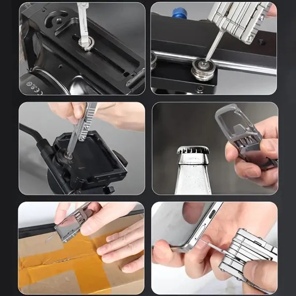 13 In 1 Multi-function Gadgets Stainless Steel Combination Tool