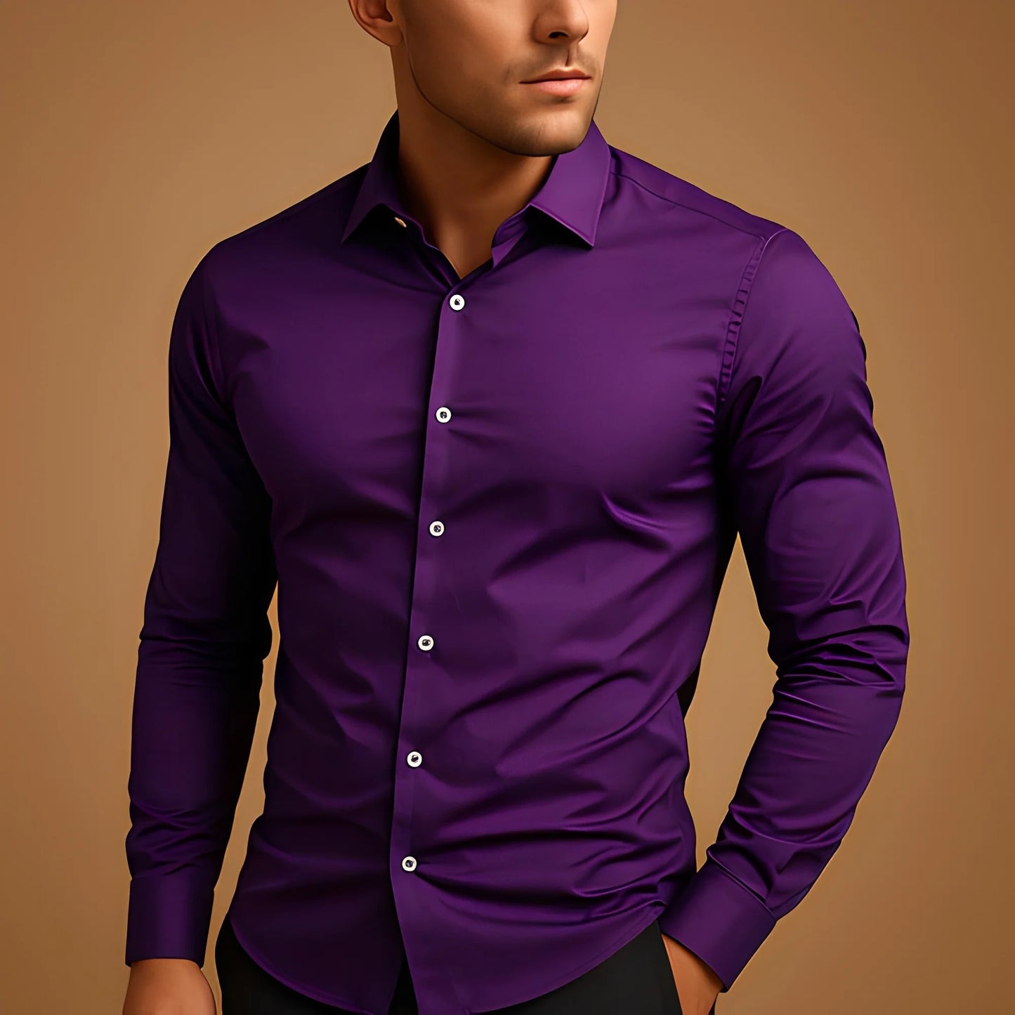 Men's Business Button Down Shirt