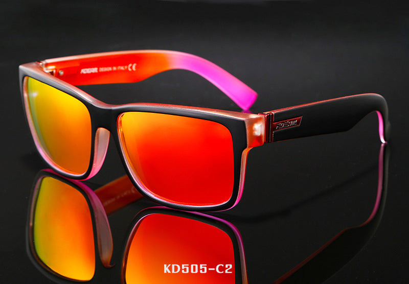 Men's Colorful Real Film Sunglasses