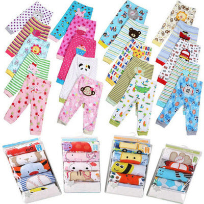 Cartoon Print Children's Leggings/5 pieces