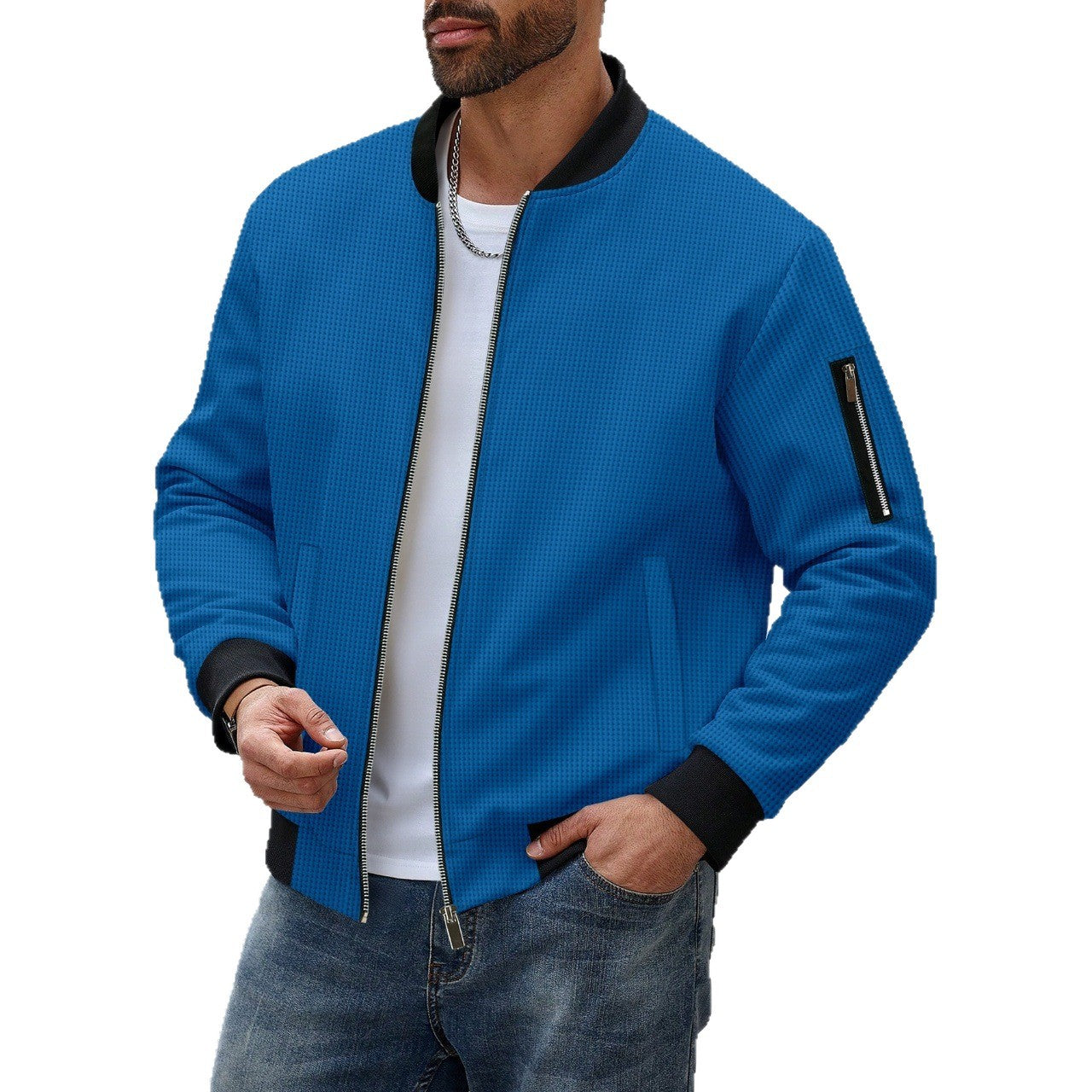Men's Collar/Cardigan Coat