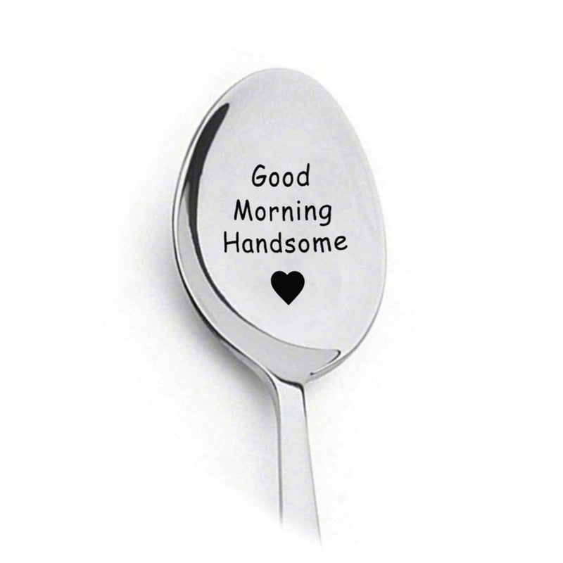 Stainless Spoon's With Lettering
