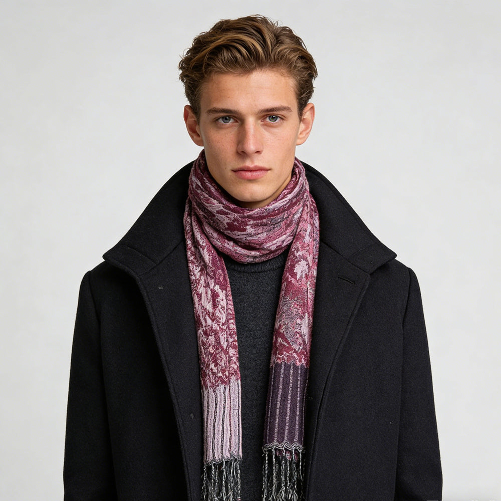 Glamorous Dinner Accessory Rich Jacquard Scarf