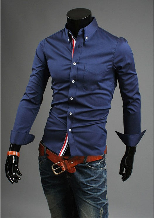Men's Long-sleeved Shirt