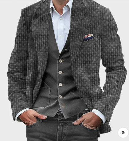 Men's Plus Size Suit Coat